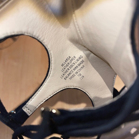 Marc Fisher LTD leather gladiator heel - Picture 7 of 9